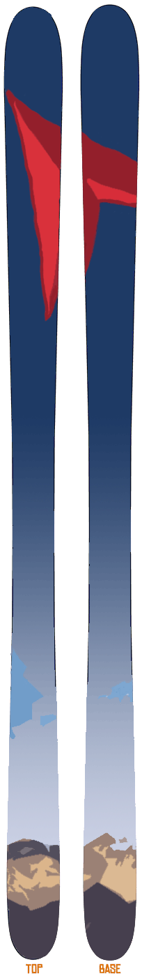 topsheet for skis i made