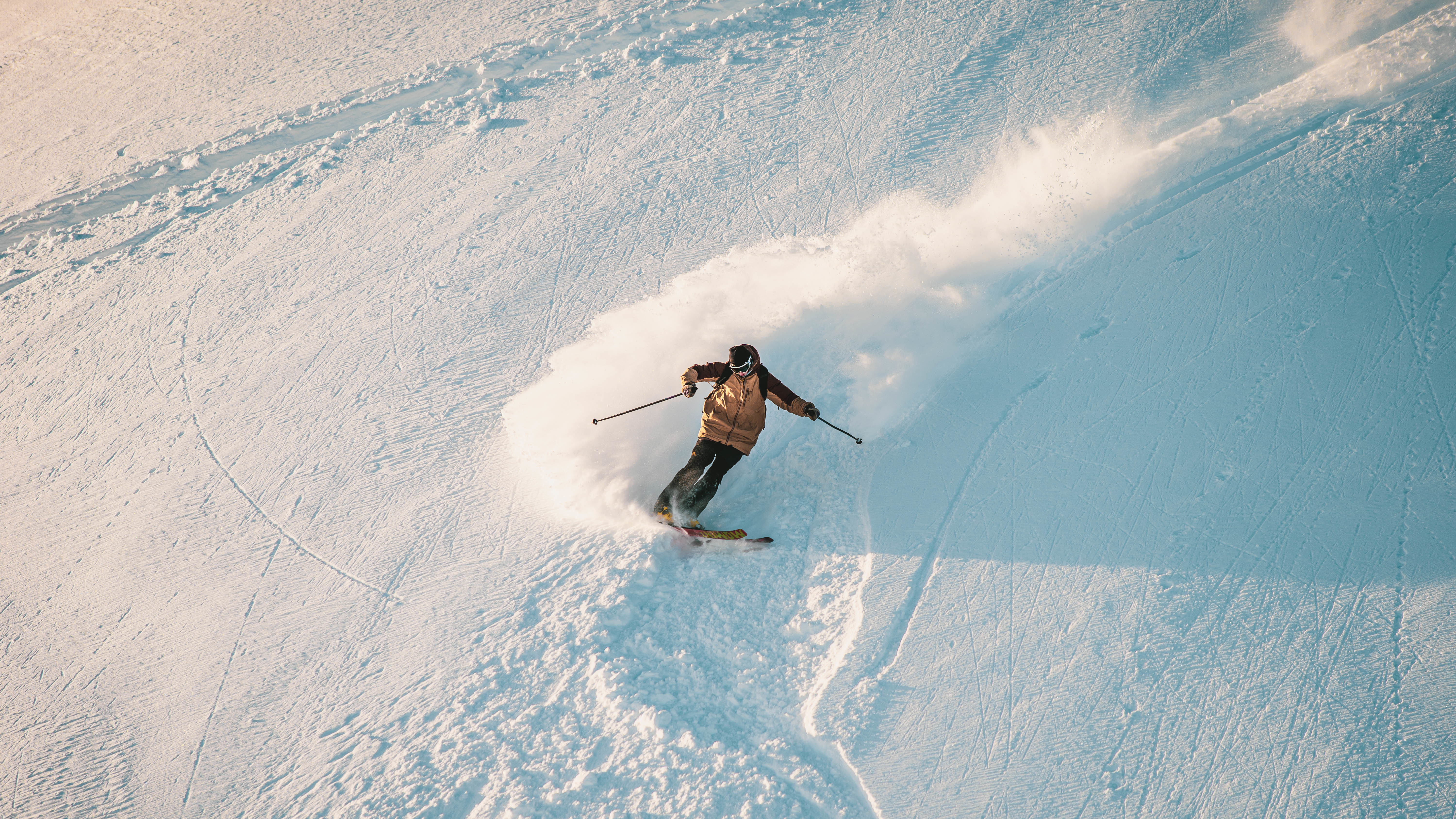 Tossing Pow in the Baker Backcountry