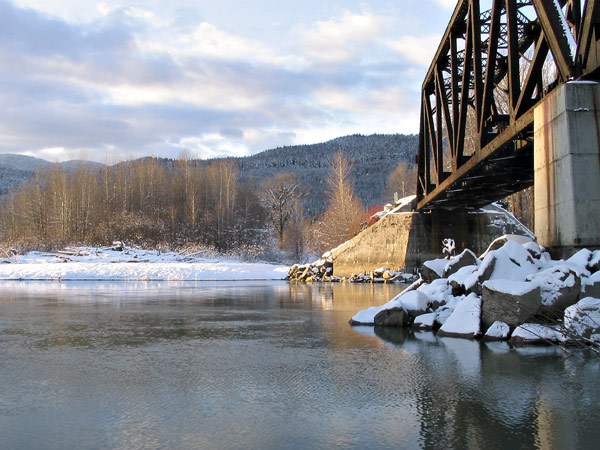 Train Bridge Landscape