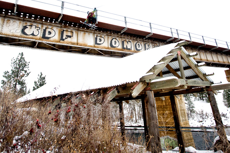 train bridge to roof drop 