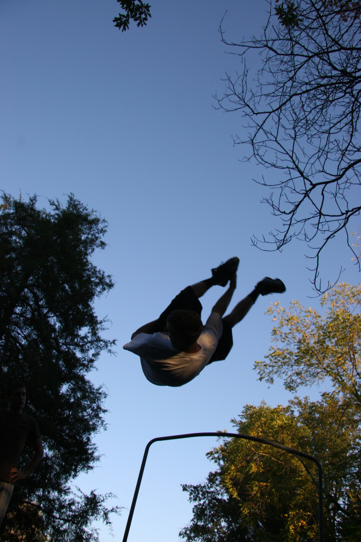 Tramp sess at friends