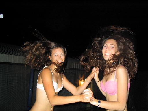 trampoline training *wink* were not whores i promise...:-D