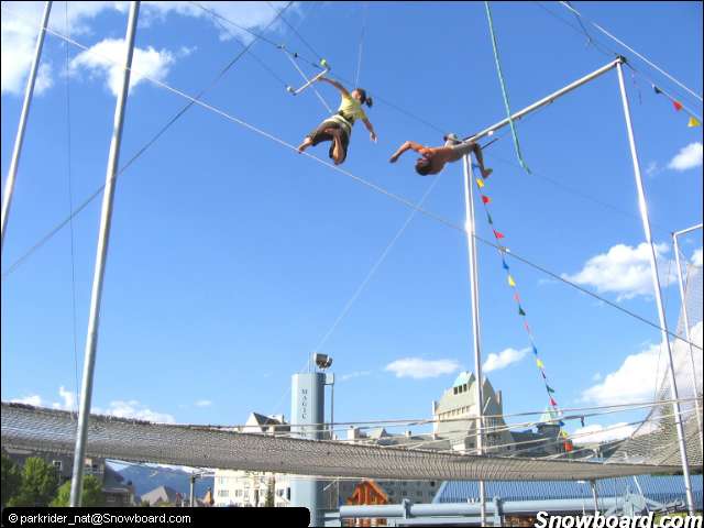 trapezing sooooo fun