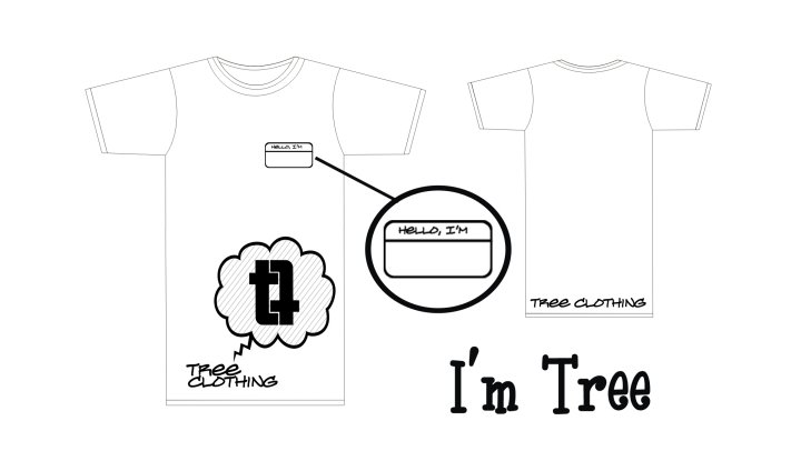 Tree im stoked tee