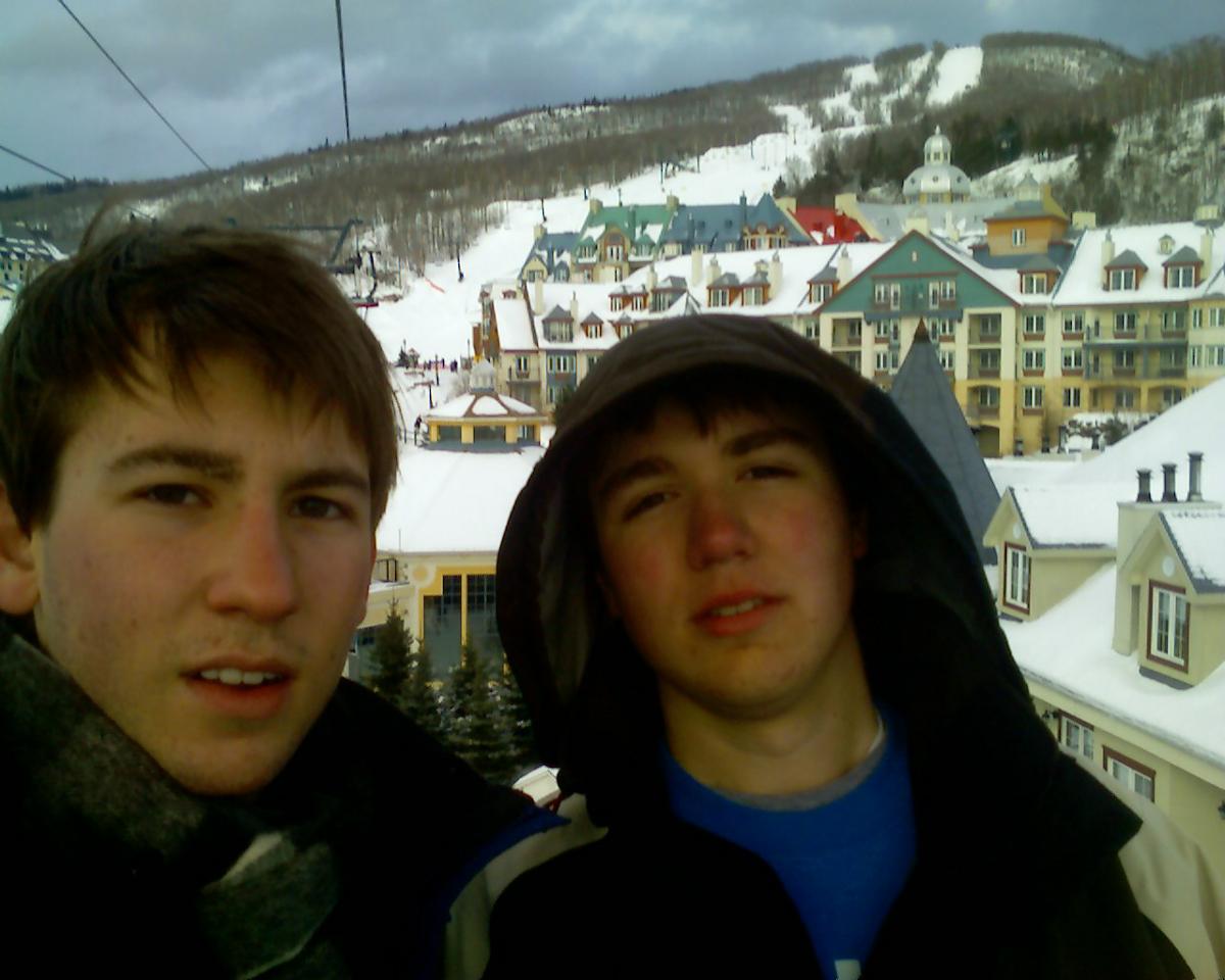 tremblant - dan and me