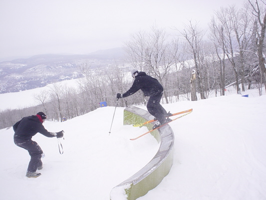 trevor and a little jib at tremblant