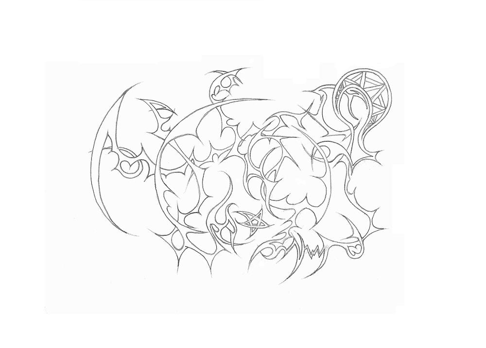 trippy spiral drawing