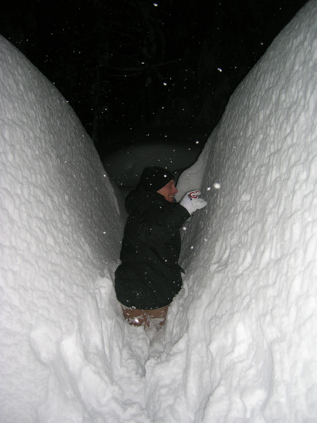 Troy attempts to enter his car