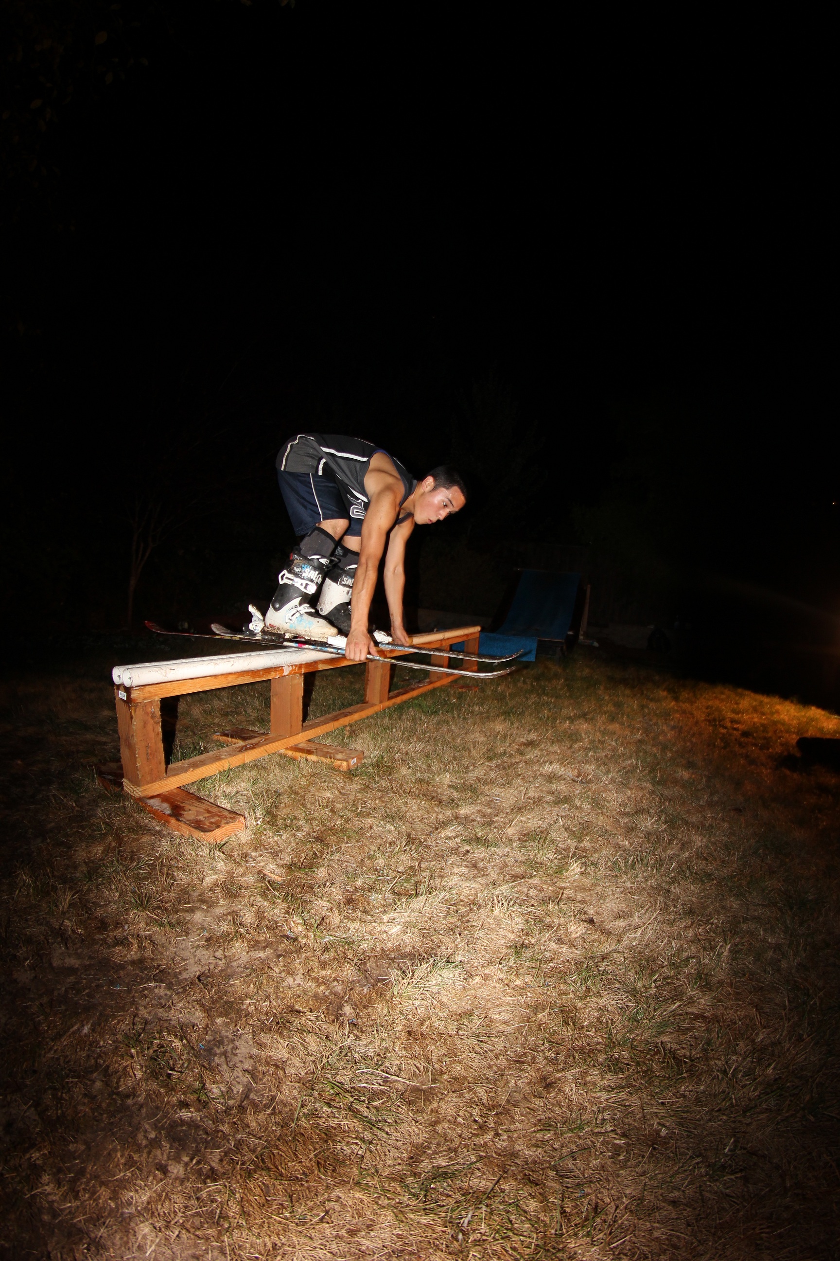 Trucker'd out on the backyard setup