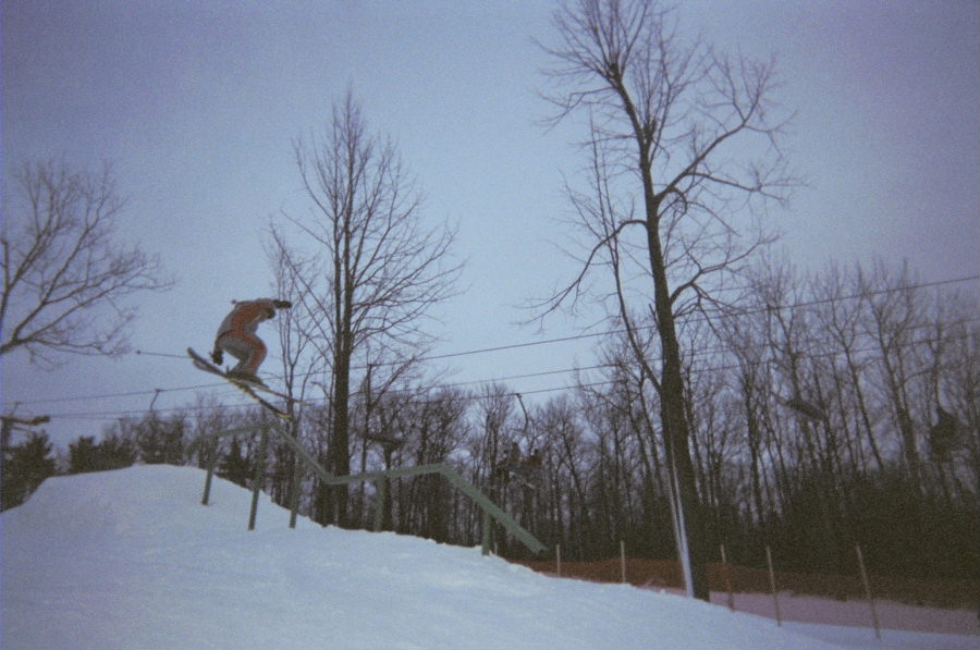 try 180 over 2 kink but did a switch 50-50 not intend and bail