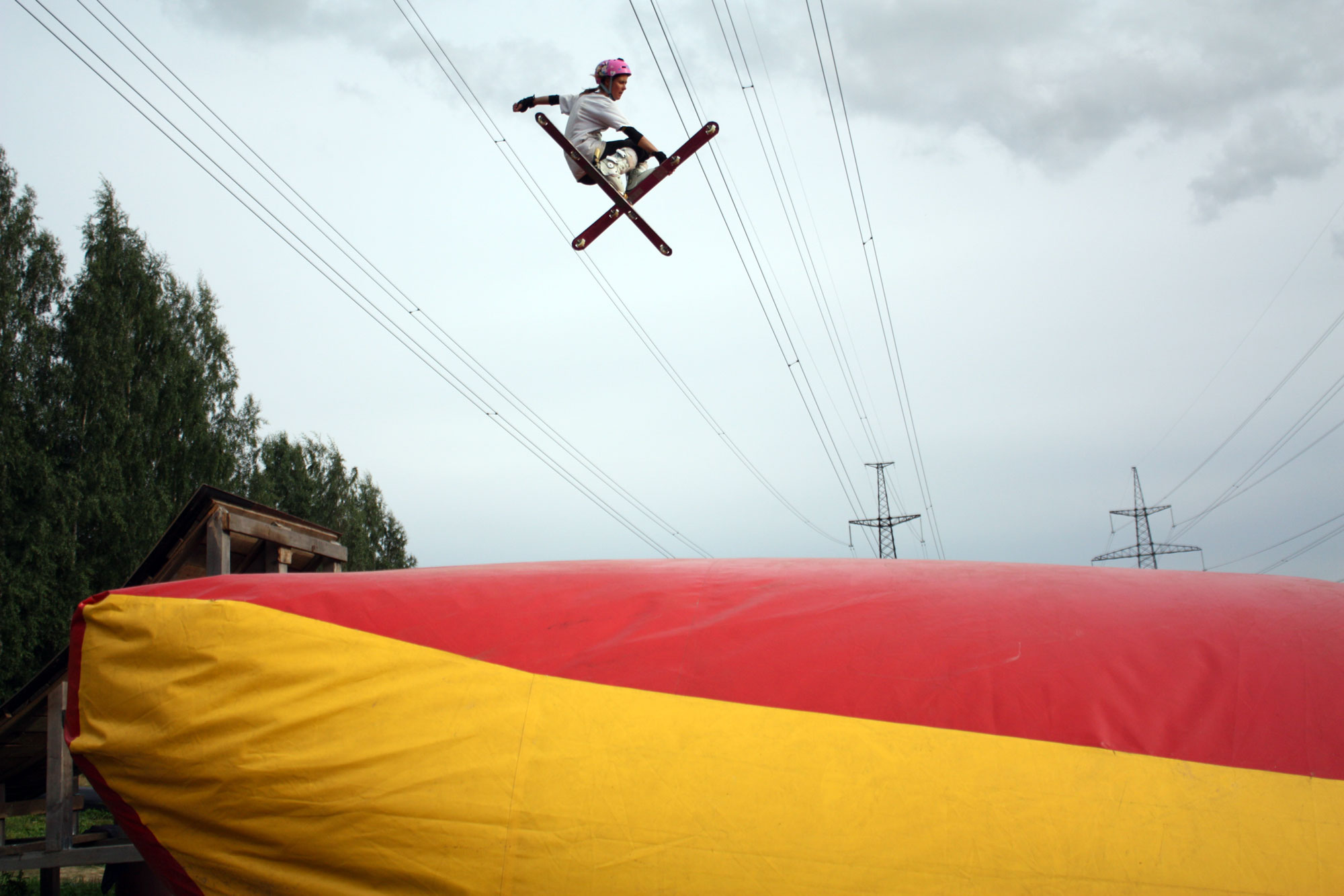 Try our handmade skill-ski 2!!! it's cool! 