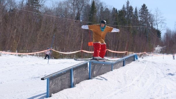 Trying to stay on the rail