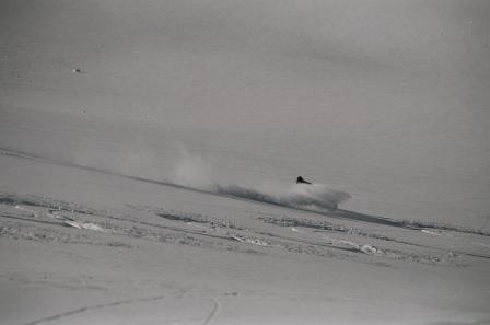 Turn next to Guides track 1st warm up run