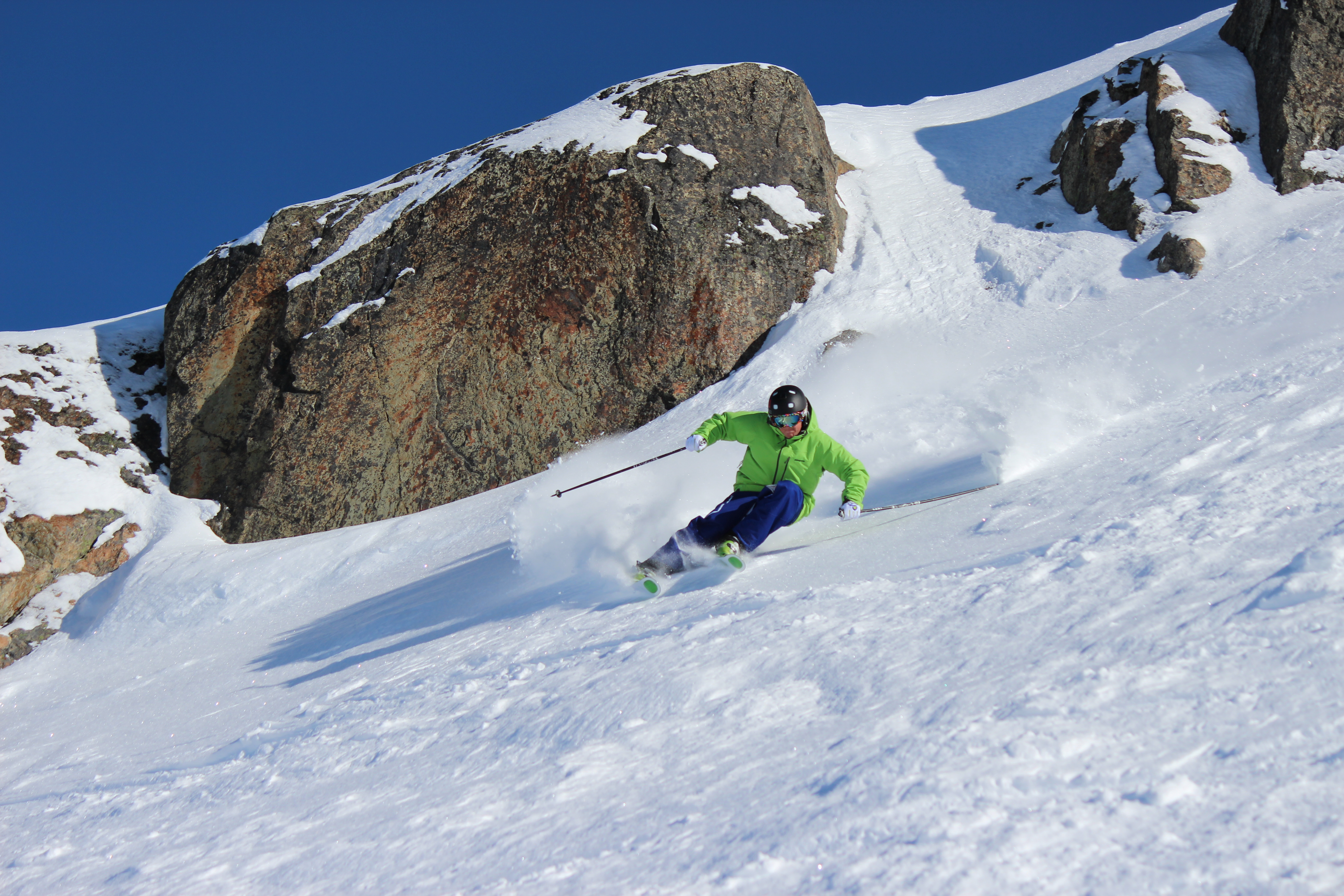 Turning in the steeps