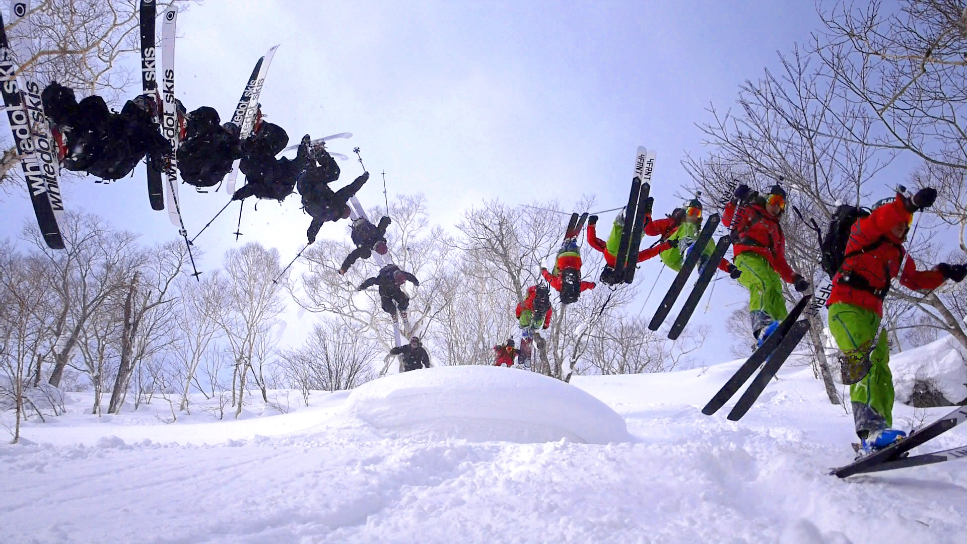 Twin frontflip sequence