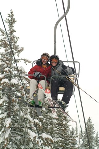 two dudes havin an awesome day