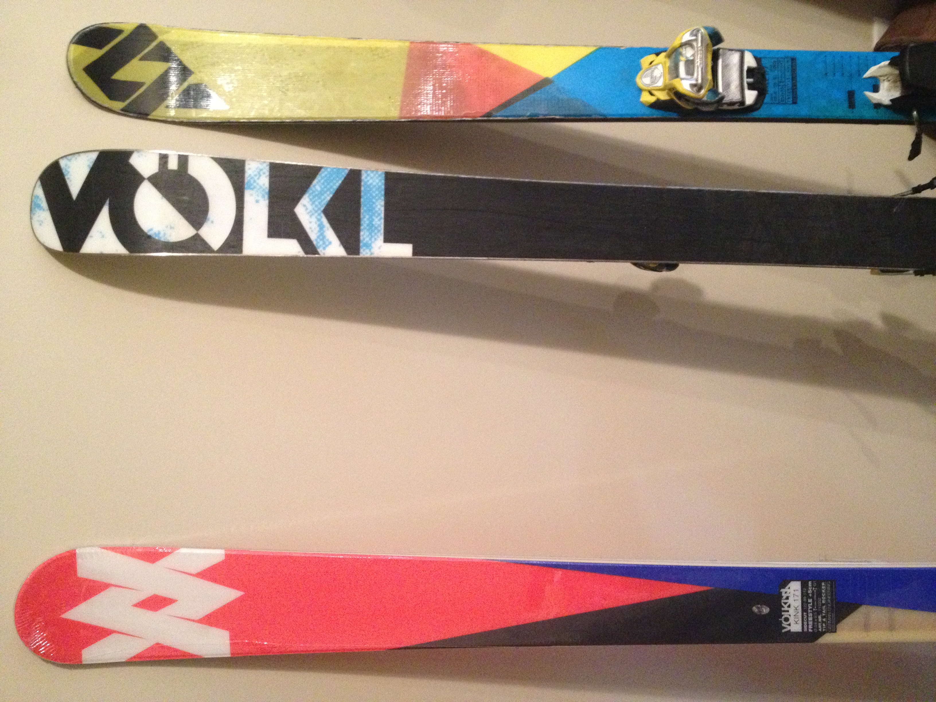 two skis