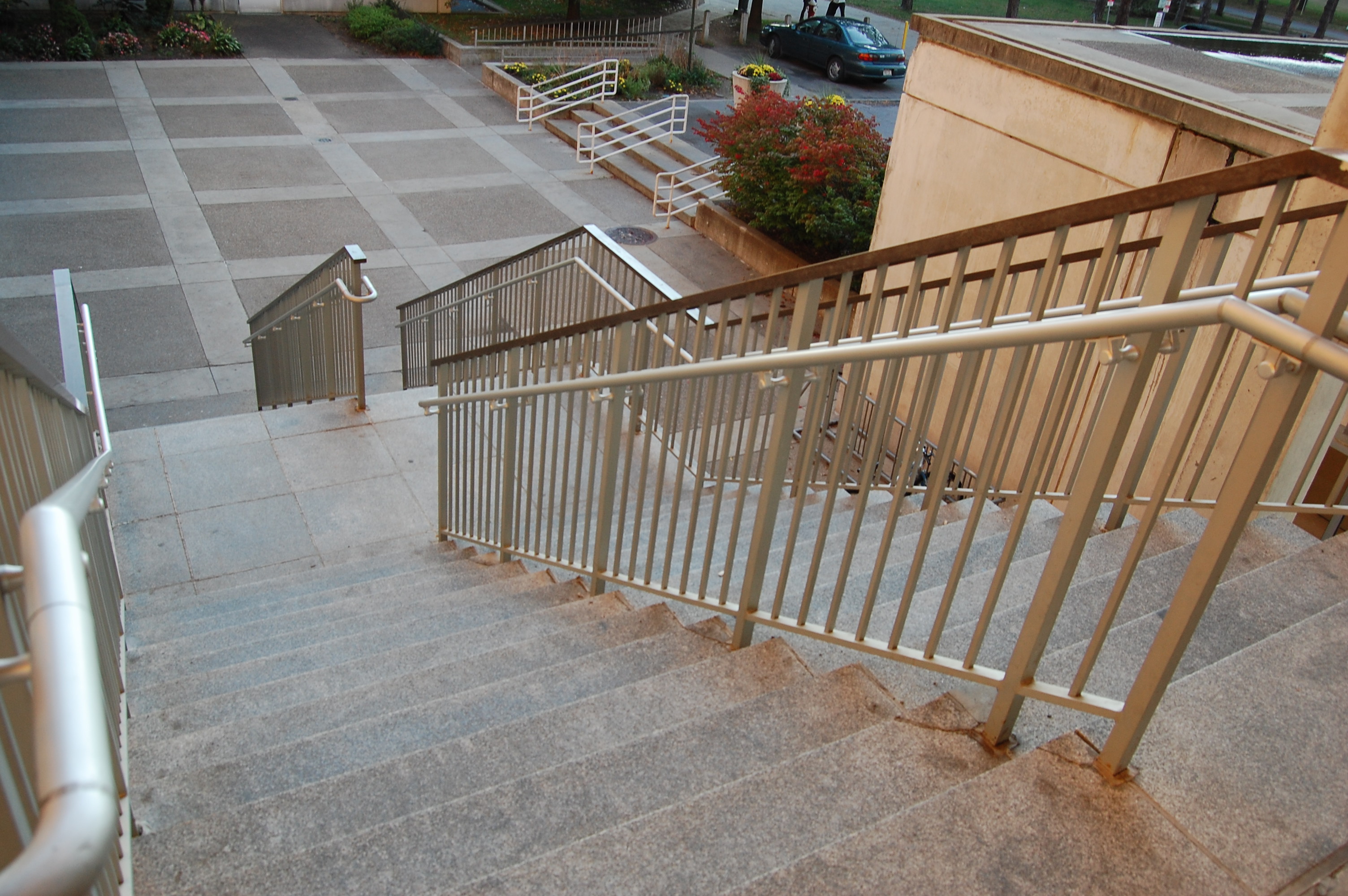 Ualbany again, behind the campus cener