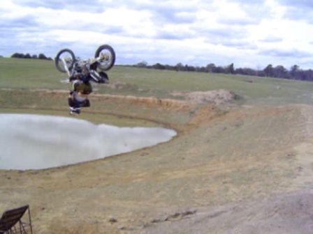 Ultamatum team rider Lars Elritz thrown down the back flip up the step up