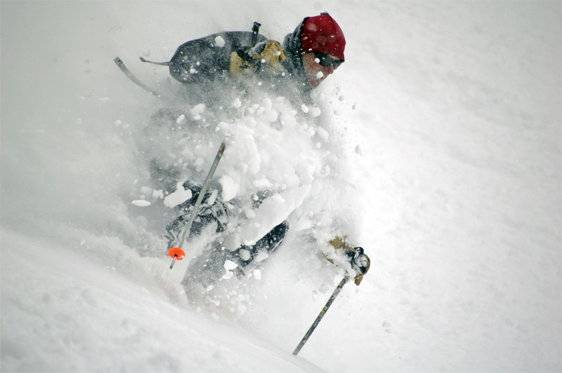 Umm... we skied more pow