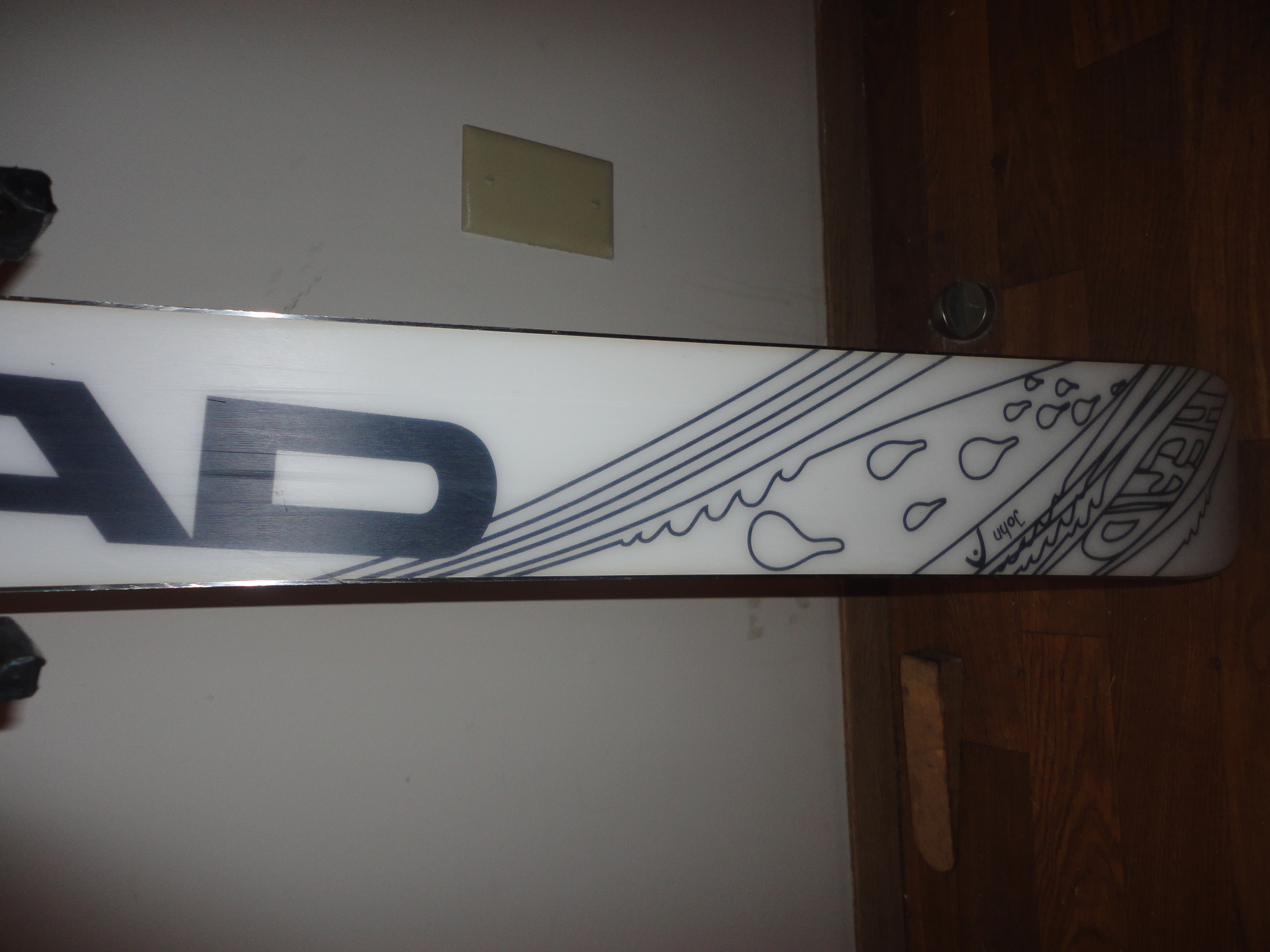 Underneath behind binding