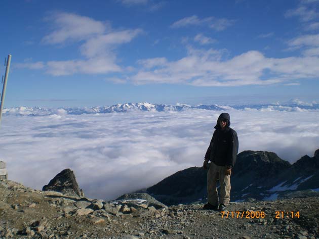 Up on the Whistler Glacier this summer!!!