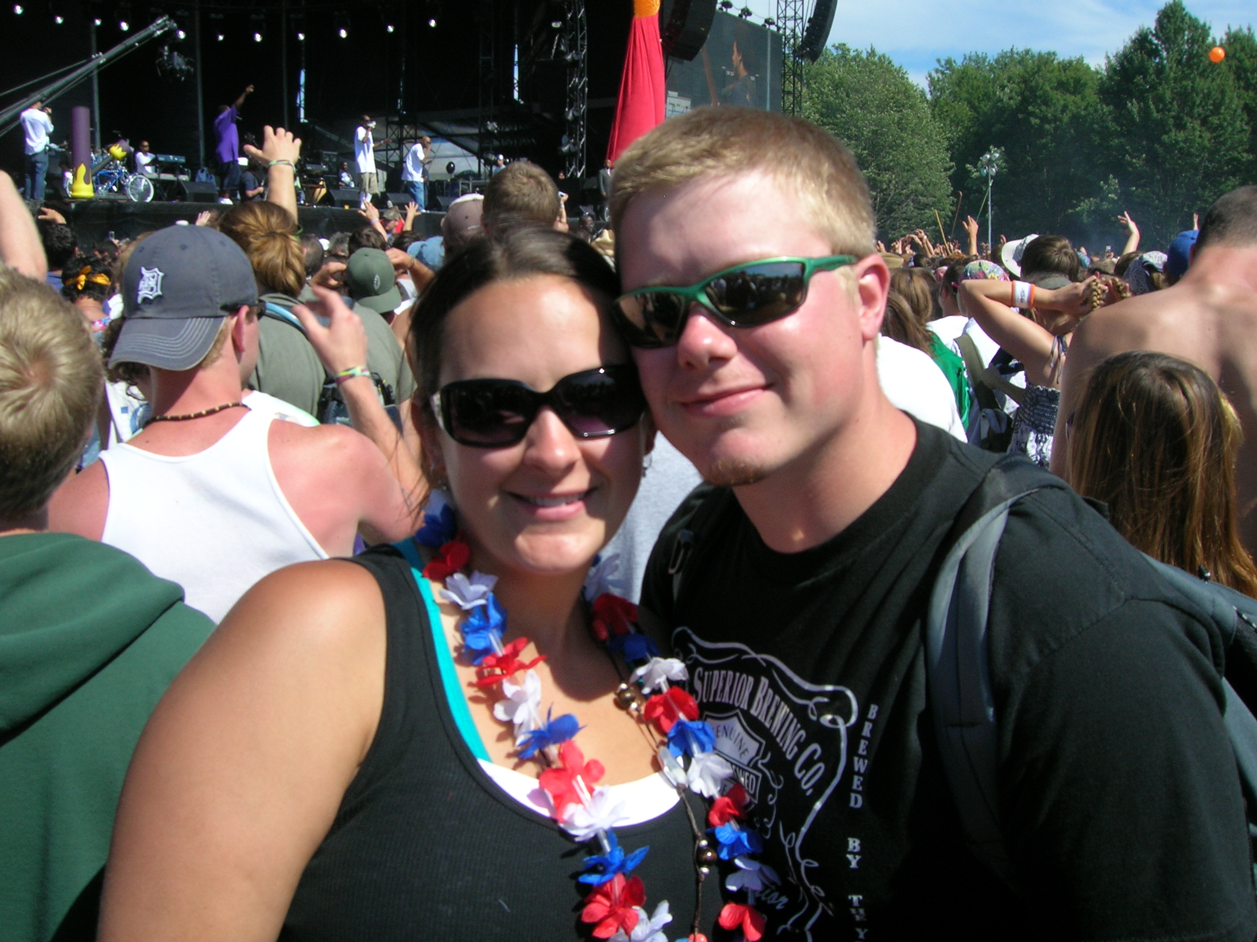 Us at snoop at mainstage