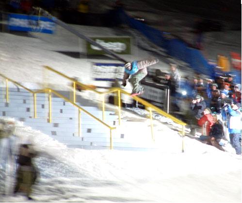 US Open Stratton rail session