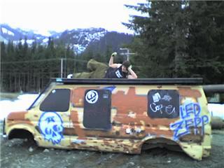 Van from a mack dawg shoot