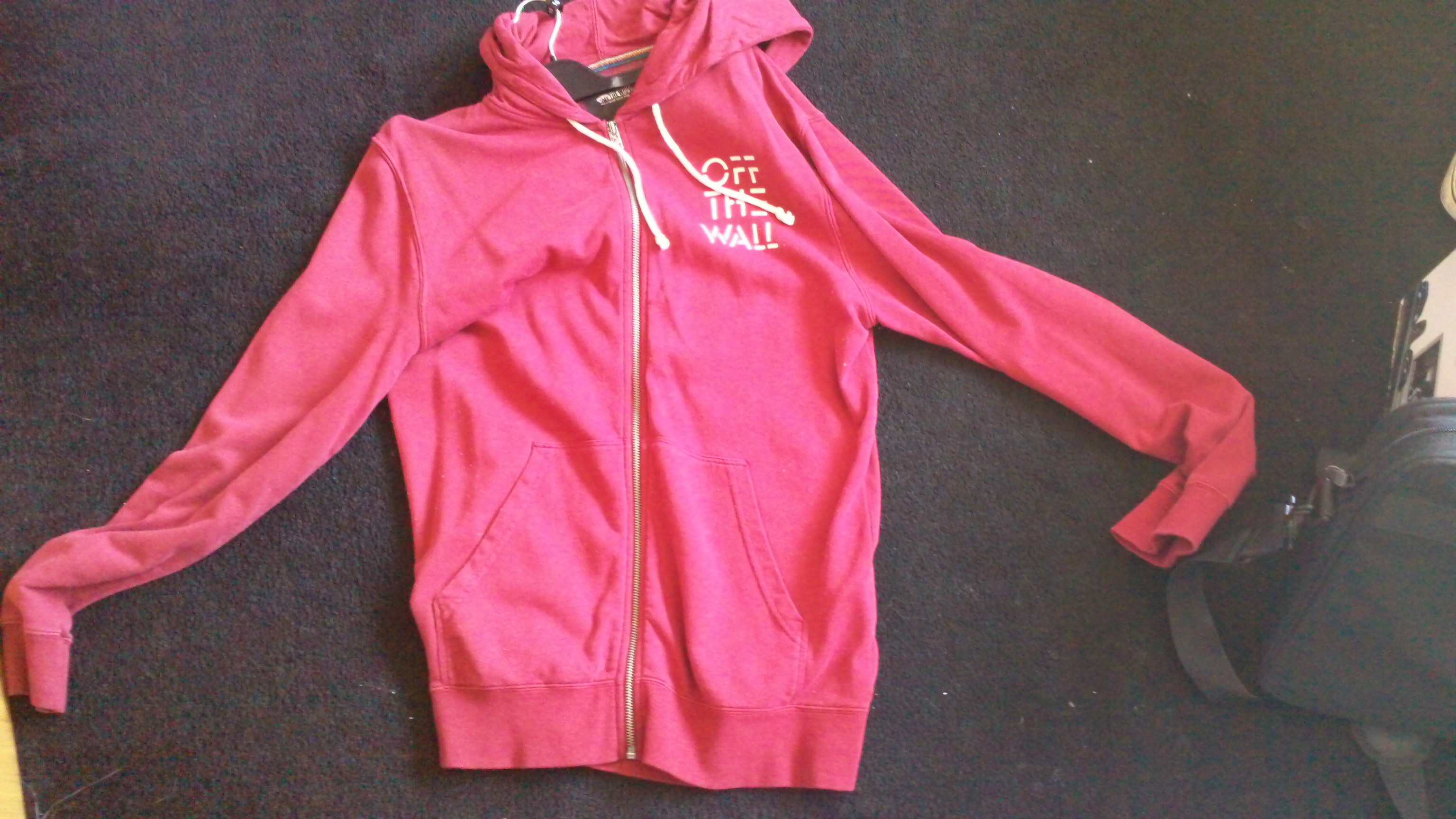 vans red hoody