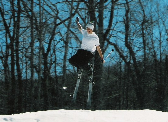 very first jump - backscratcher