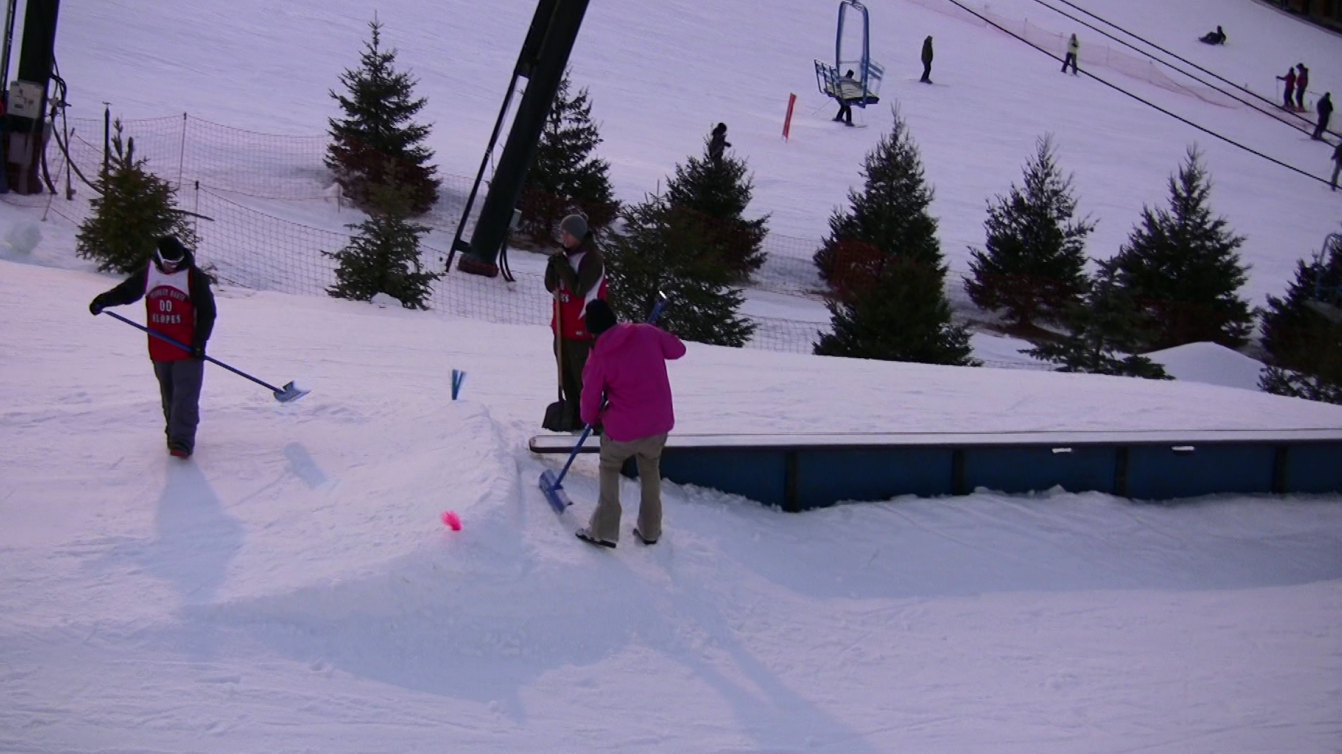 Video still: park crew at 30 flat