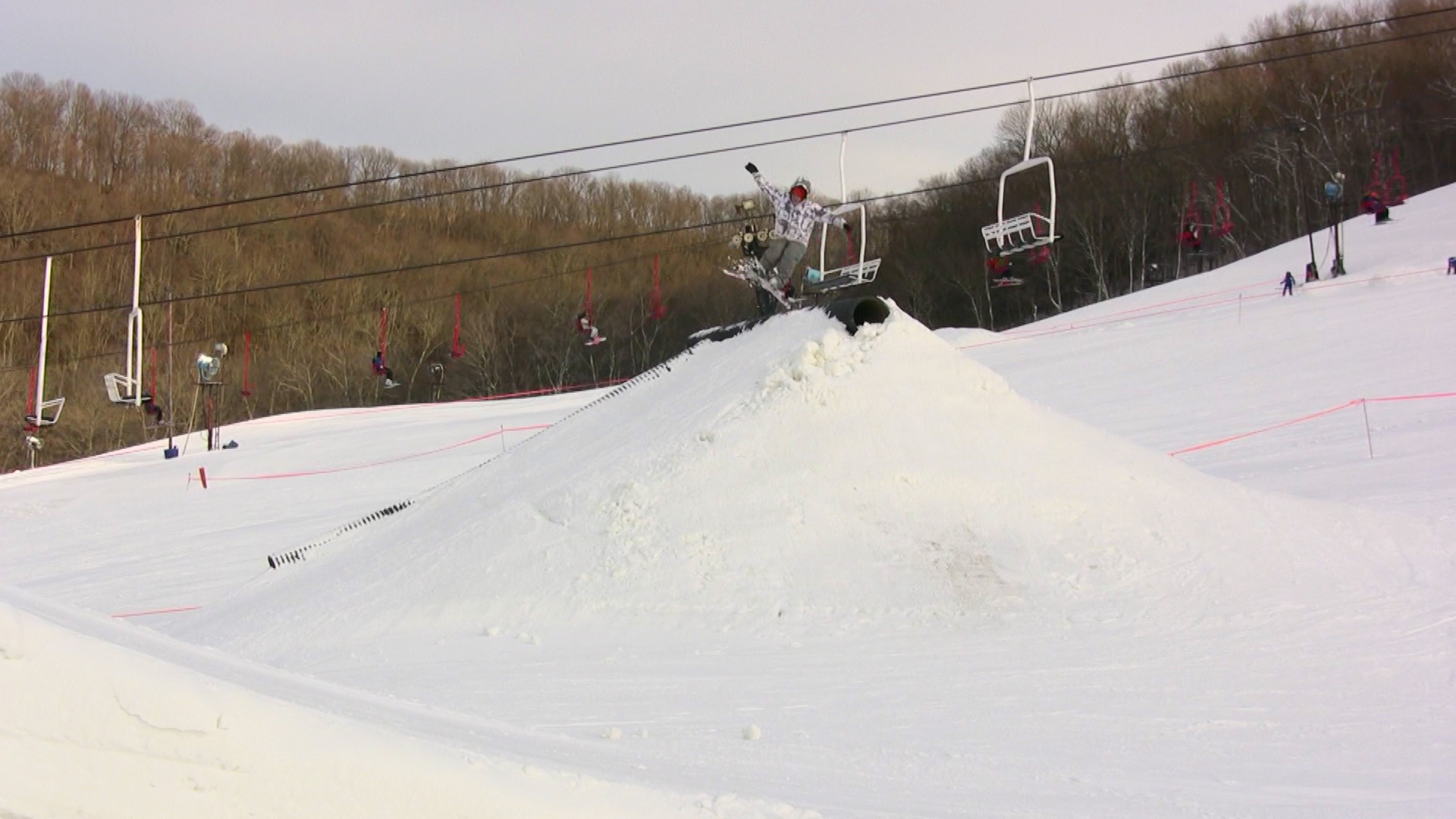 Video still: pipe jib