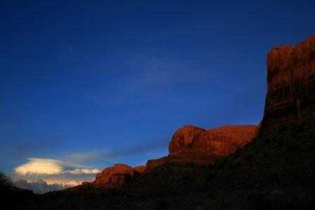 View from the campsite