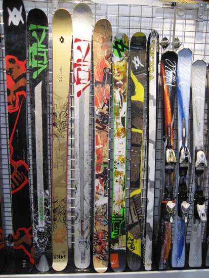 Volkl Freeride and Park skis 08