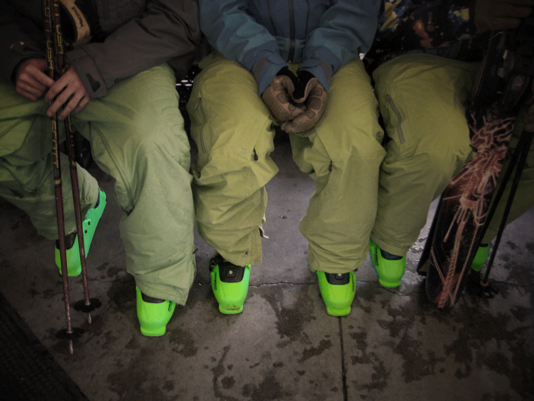 Waiting for the tram