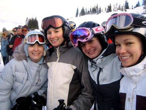 waiting in long lift line