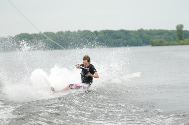 Wakeboarding fail haha