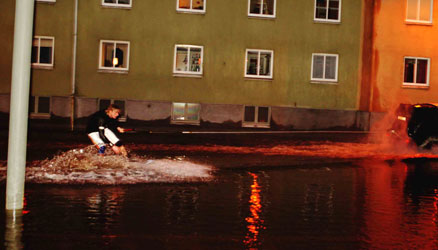 Wakeboarding The Street