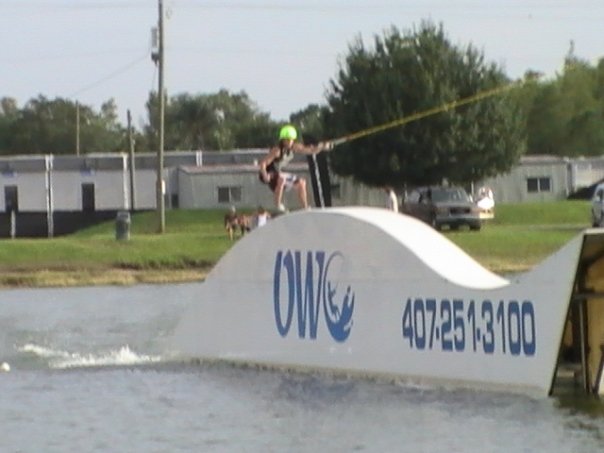 Wakeskating at owc