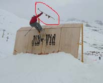 Wall Ride- should've checked my bindings