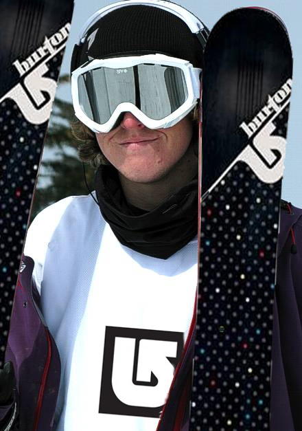 Wallisch posing with the new hyphy sticks