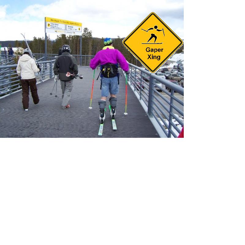 Warning Gaper Crossing