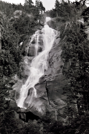 Waterfall on the way to Whistler