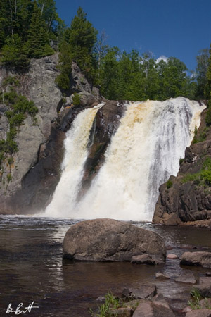 Waterfalls near my cabin in minnesota