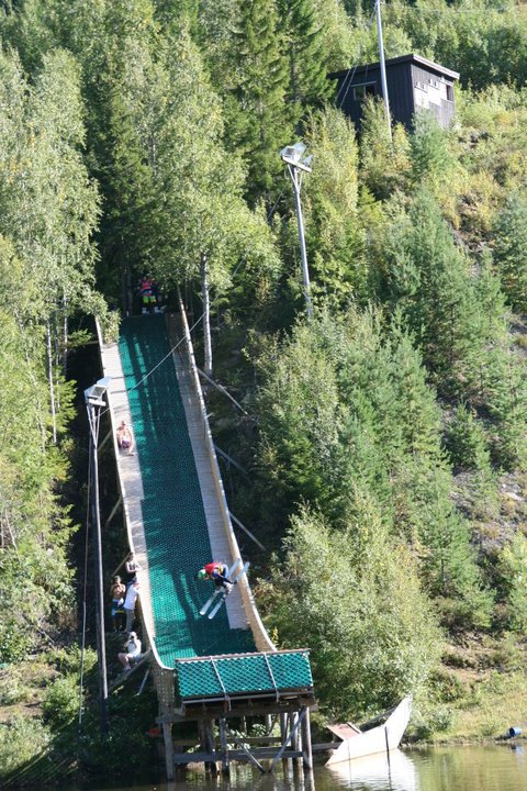 Waterjump with the class