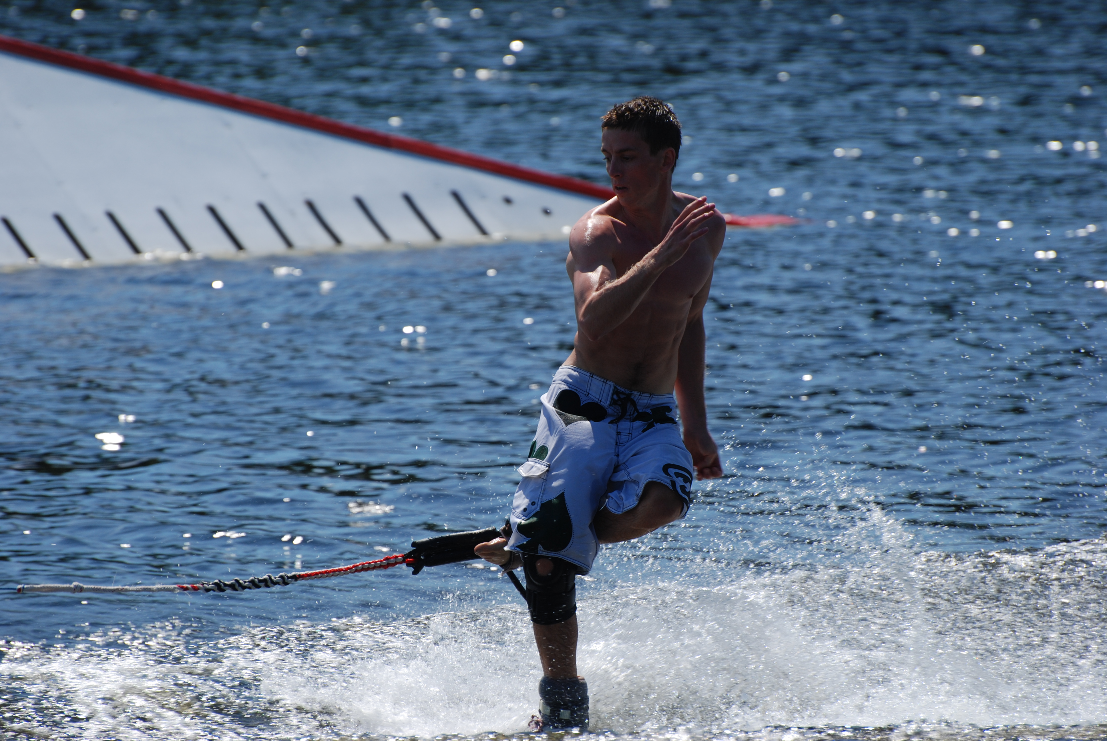 Waterskiing