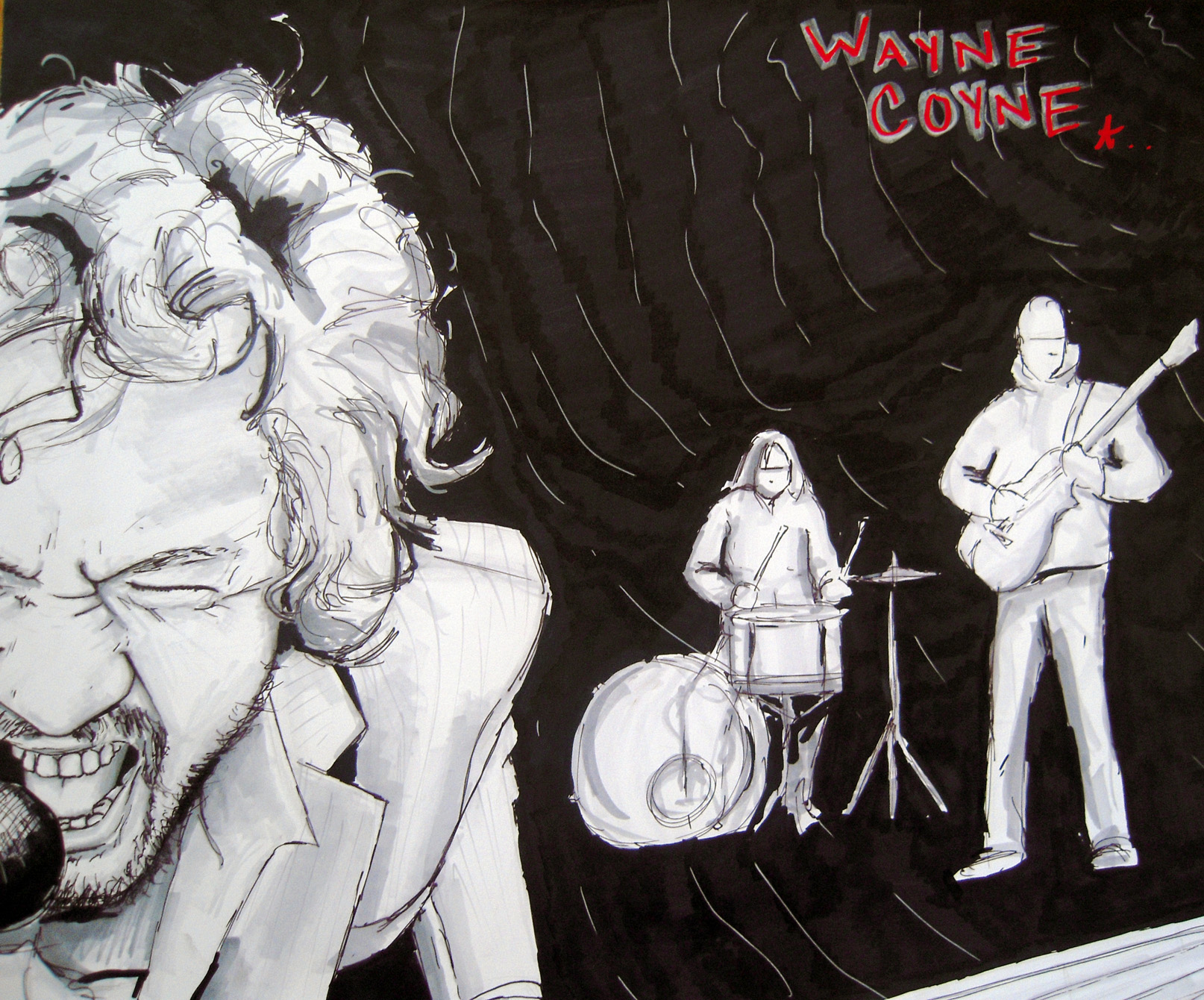 Wayne Coyne in prismas