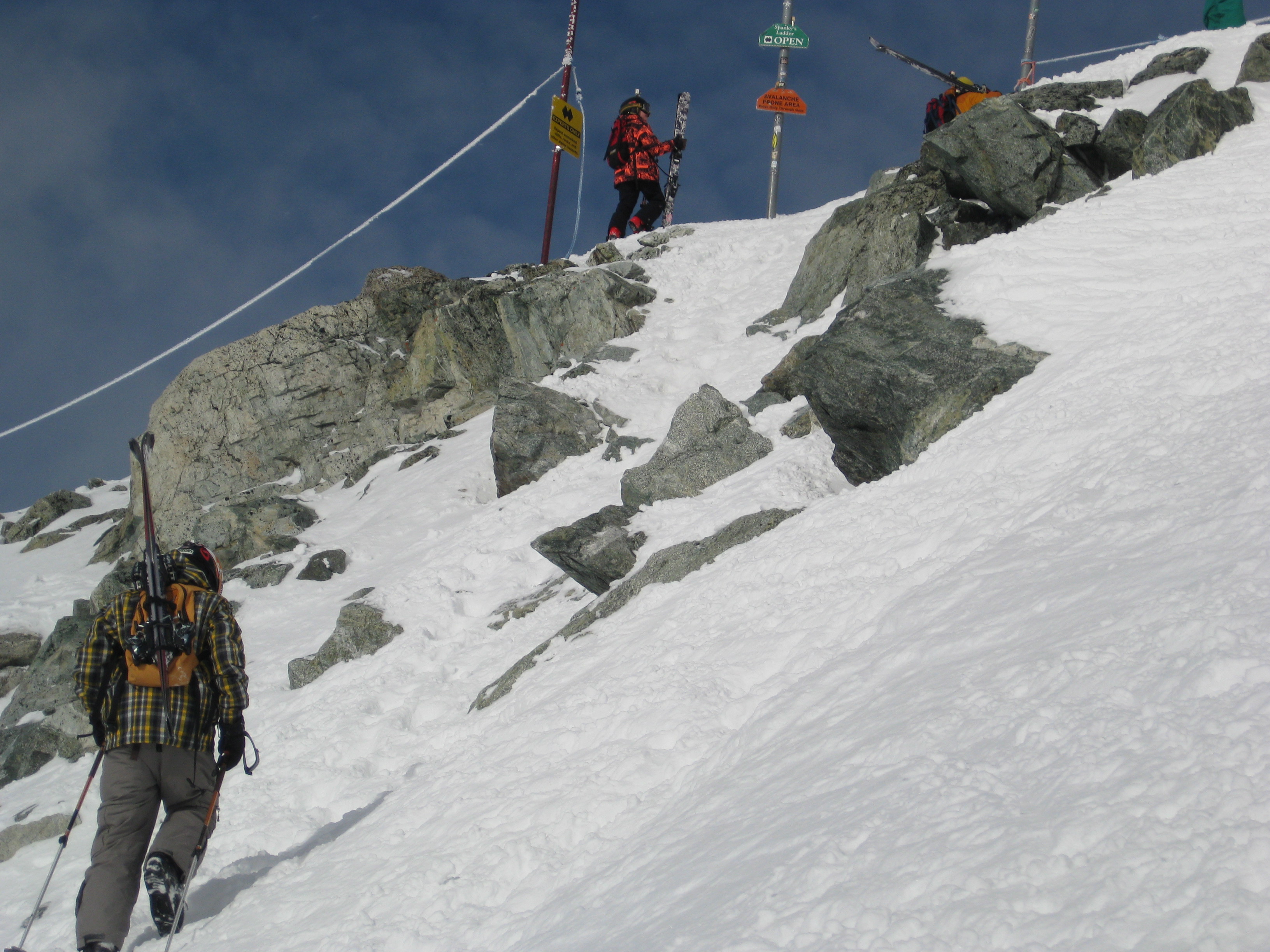 "We are Climbing Spanky's Ladder..."