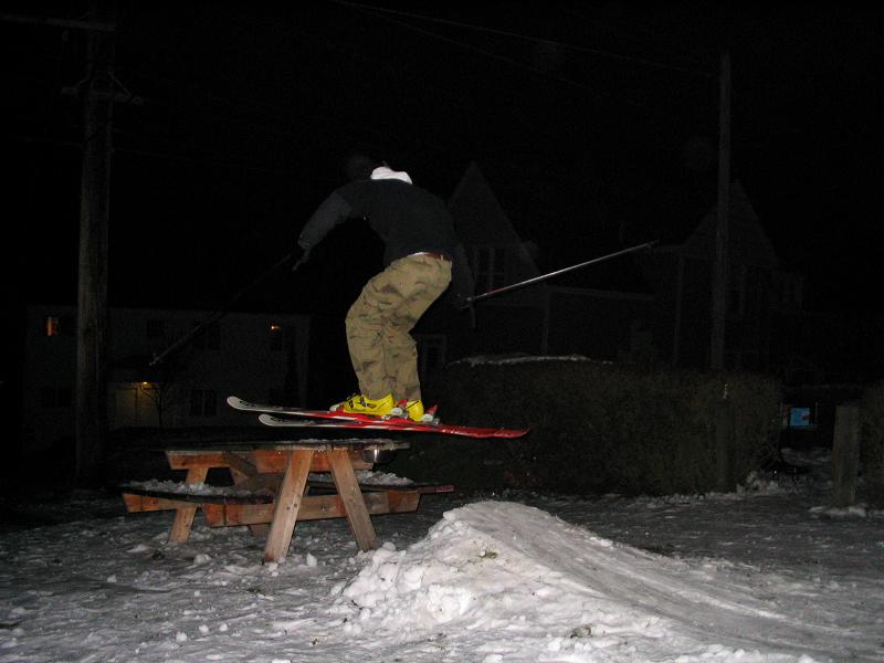 We built this in Ben's front yard when it snowed here in town in bellingham, just dickin around on i